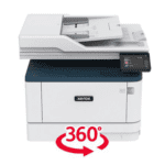 360°-aanzicht Xerox® B305 multifunctionele printer Virtuele demonstratie en 360°-aanzicht van de multifunctionele printer Xerox® B305.