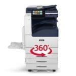 Xerox® VersaLink® C7100 serie, 360° view multifunctionele kleurenprinter Xerox® VersaLink® C7100 serie, multifunctionele kleurenprinter in virtuele demonstratie en 360° weergave