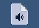 Converteren naar audio-pictogram